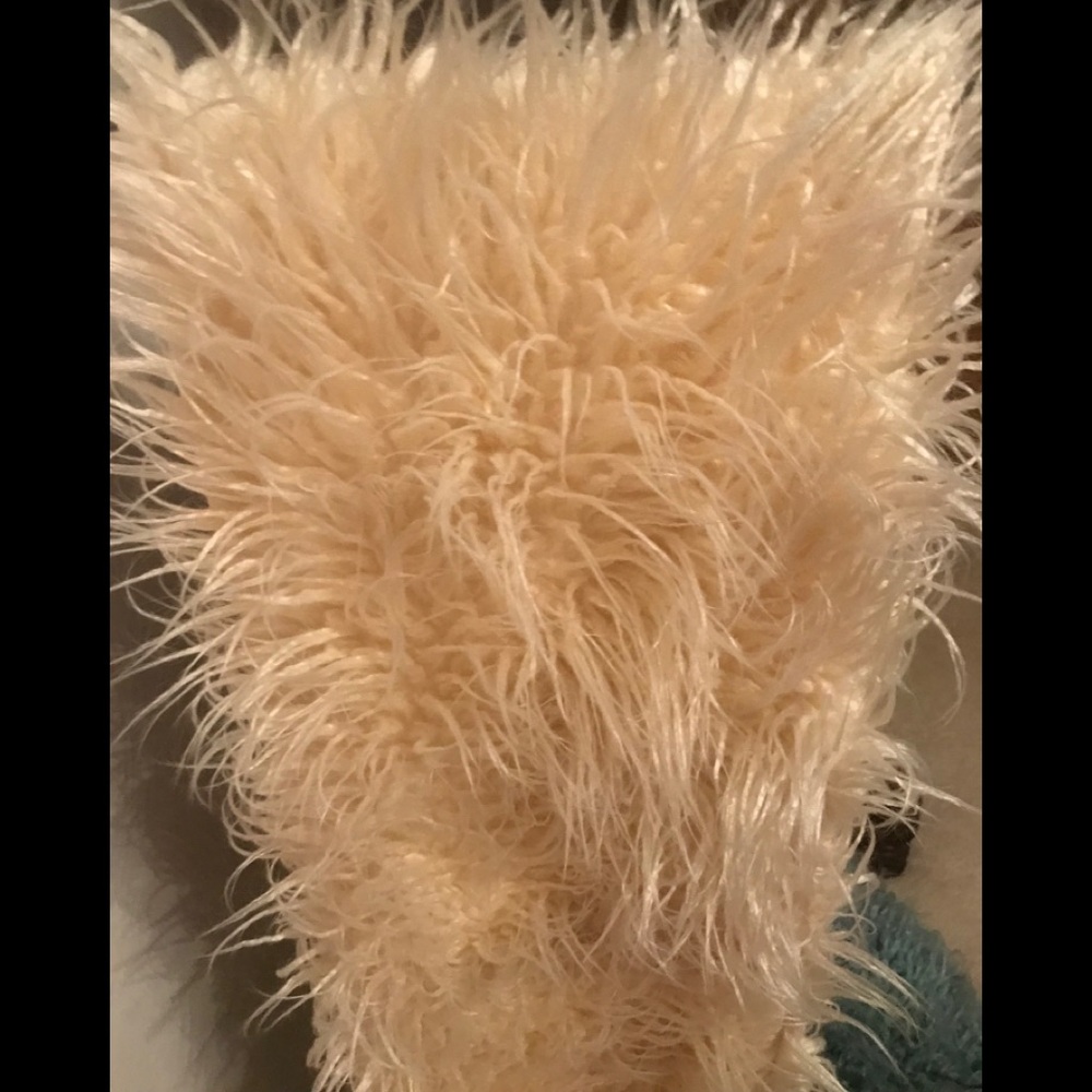 Free people faux fur long scarf